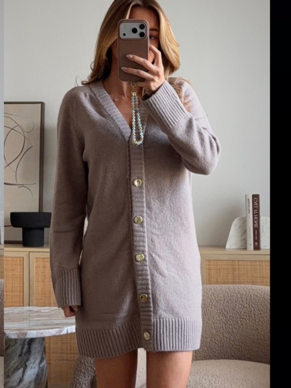 Women’s mini sweater dress